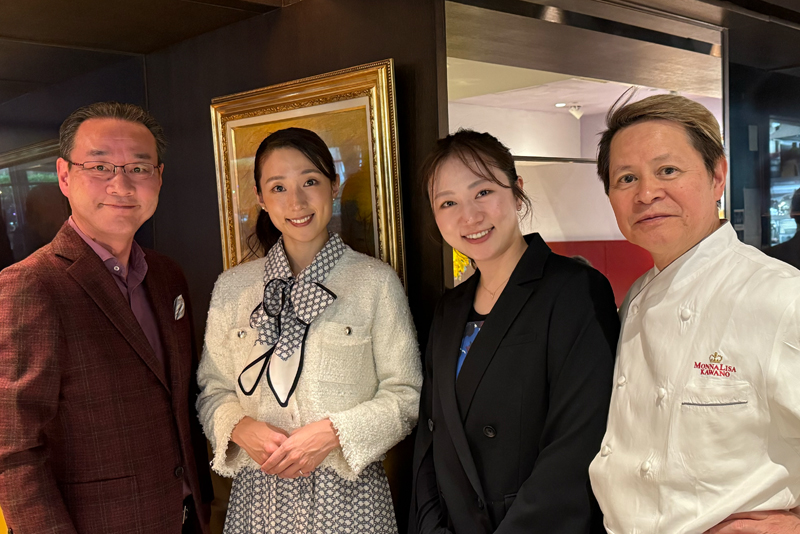 元タカラジェンヌと日本酒をいただく、ペアリング会を主催しています。