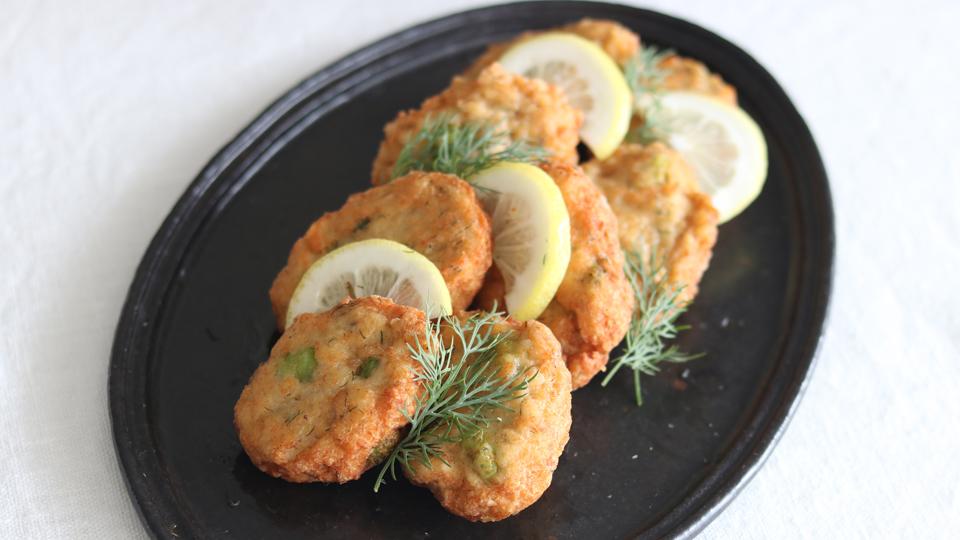 枝豆とディルのチキンナゲット