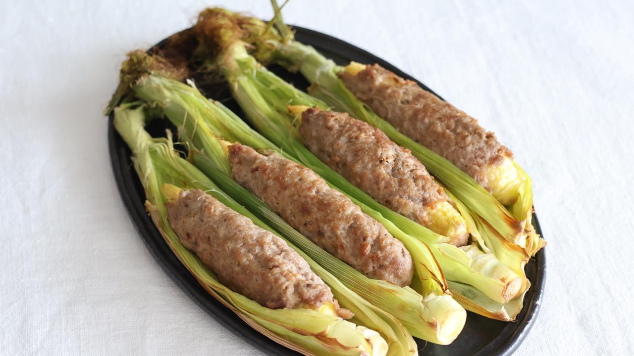 ヤングコーンのスパイスつくね