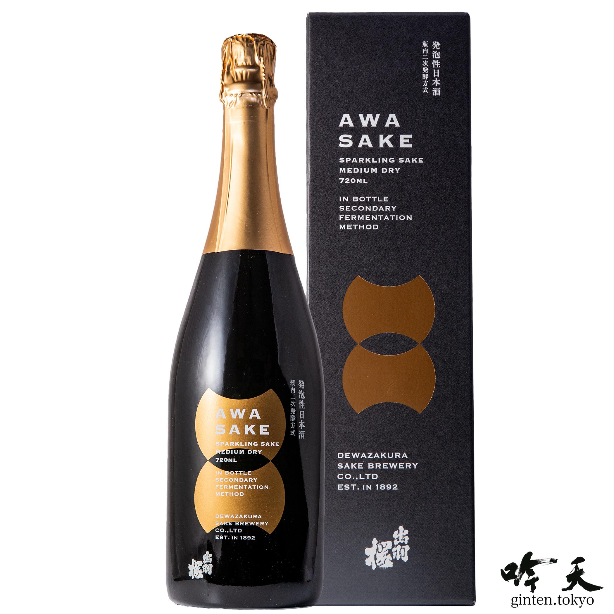出羽桜 awasake化粧箱入り awa酒 (720ml)